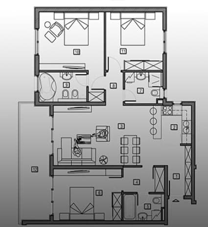 Apartments in Bečići No. 1831, Becici, Becici — property photo 31