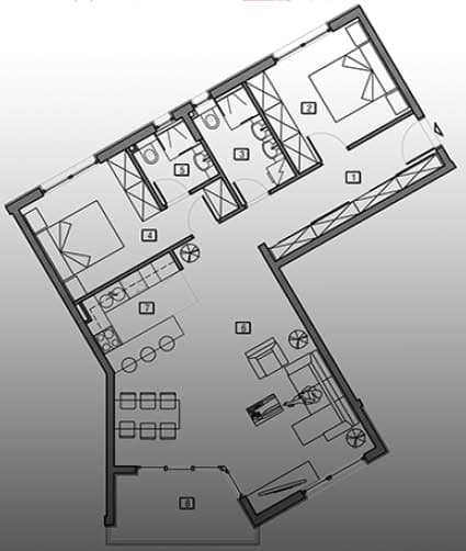 Apartments in Bečići No. 1831, Becici, Becici — property photo 33