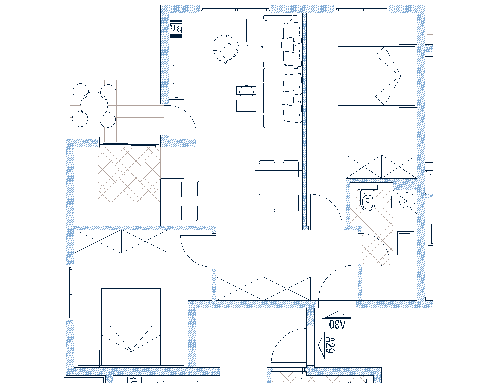 Apartments in Budva No. 1801 — property photo 26