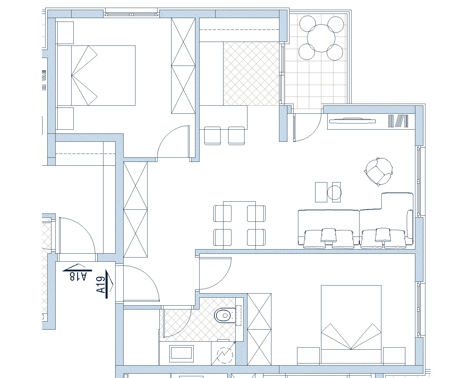 Apartments in Budva No. 1801 — property photo 18