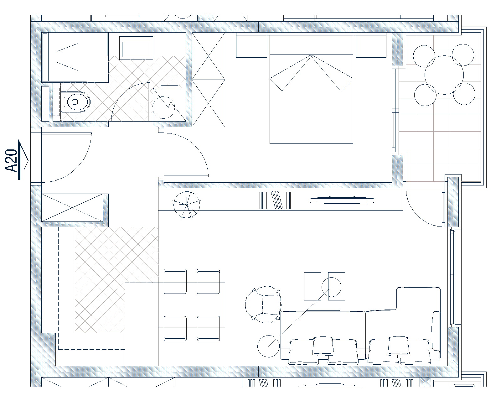 Apartments in Budva No. 1801 — property photo 19