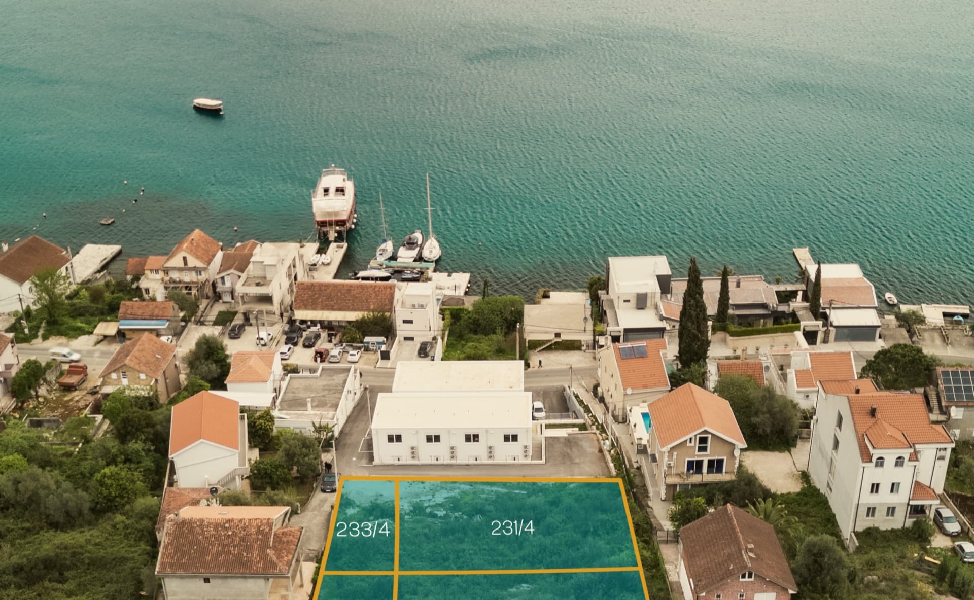 Land plot in Đuraševići No. 2482, Luštica Bay, Tivat — property photo 2