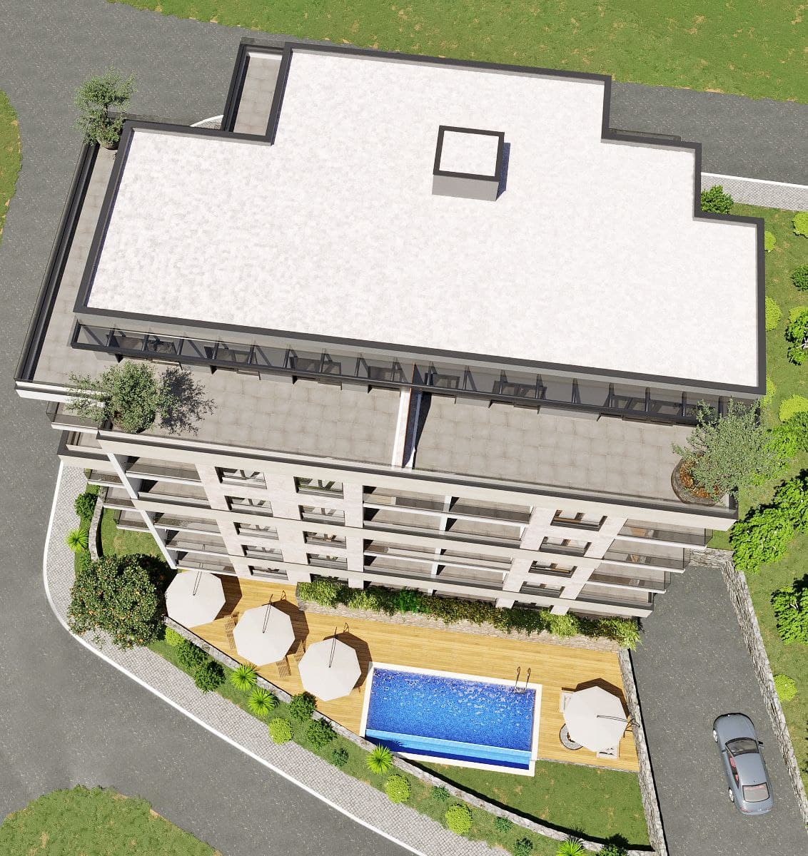 Wohnanlage in Budva Nr. 4017 — Immobilienfoto 2