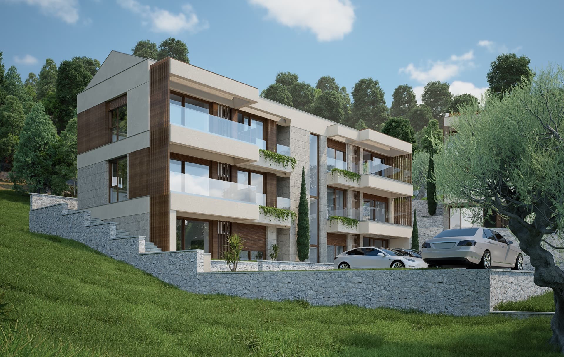 Wohnungen in Blizikuće Nr. 2512, Budva — Immobilienfoto 3