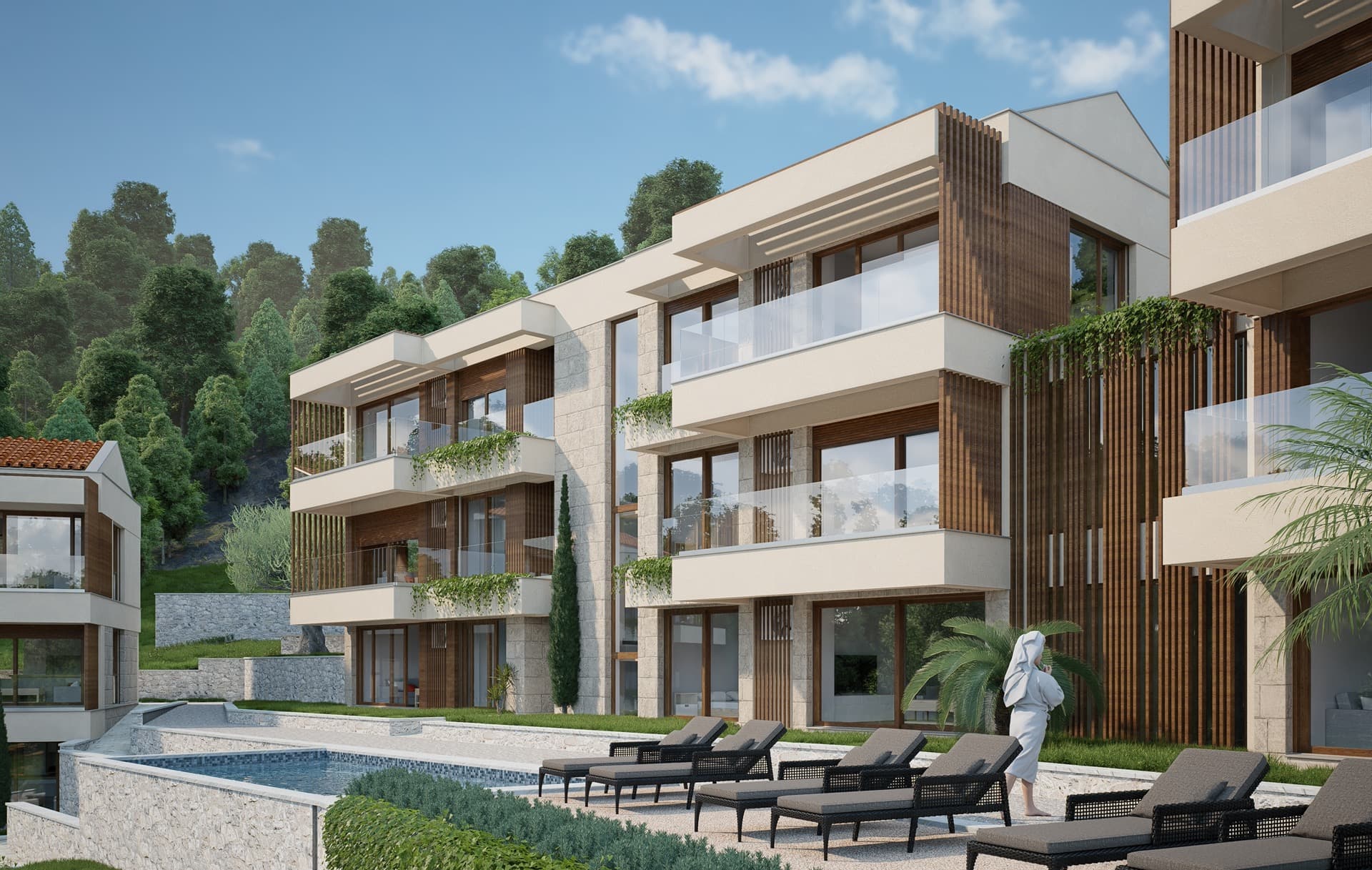 Wohnungen in Blizikuće Nr. 2512, Budva — Immobilienfoto 6