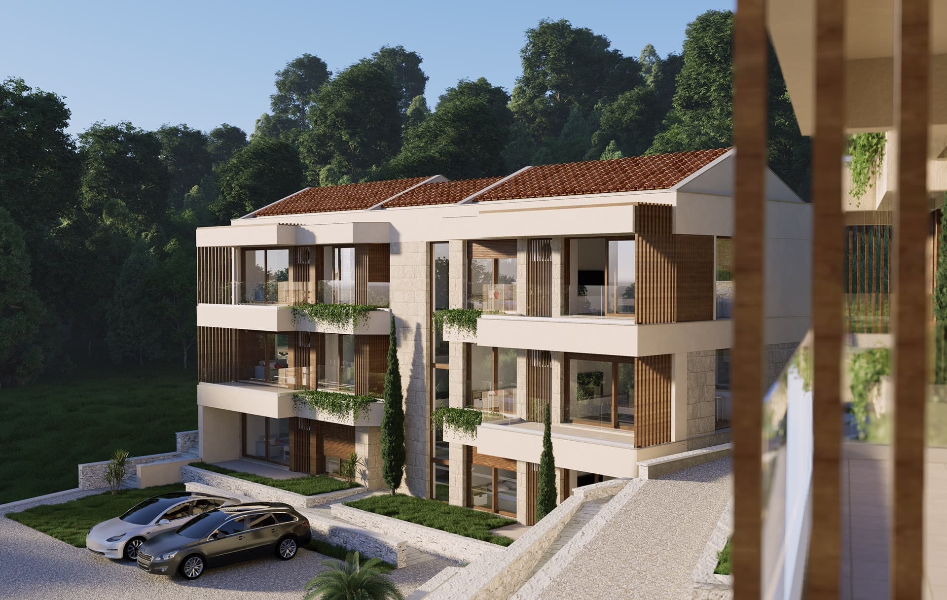 Wohnungen in Blizikuće Nr. 2512, Budva — Immobilienfoto 7