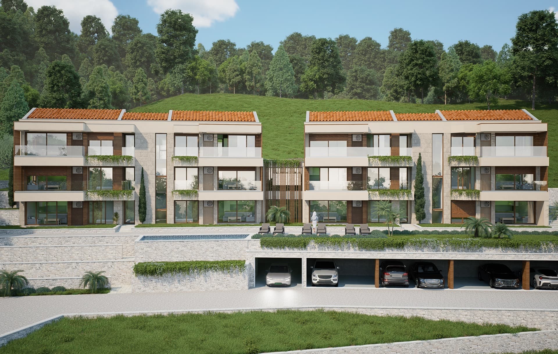 Wohnungen in Blizikuće Nr. 2512, Budva — Immobilienfoto 8