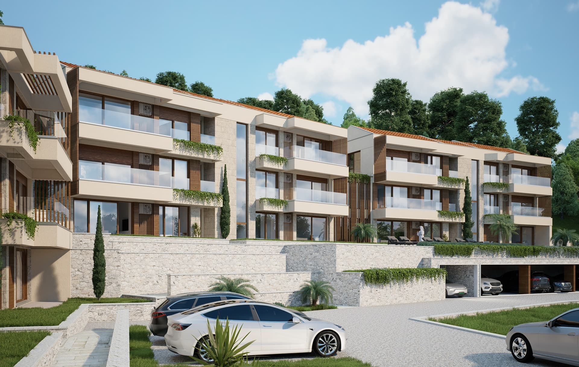Wohnungen in Blizikuće Nr. 2512, Budva — Immobilienfoto 12