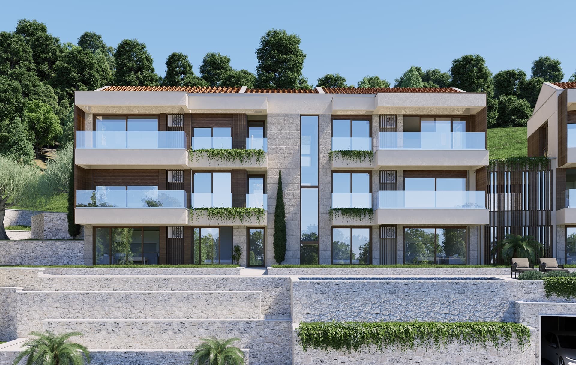 Wohnungen in Blizikuće Nr. 2512, Budva — Immobilienfoto 13