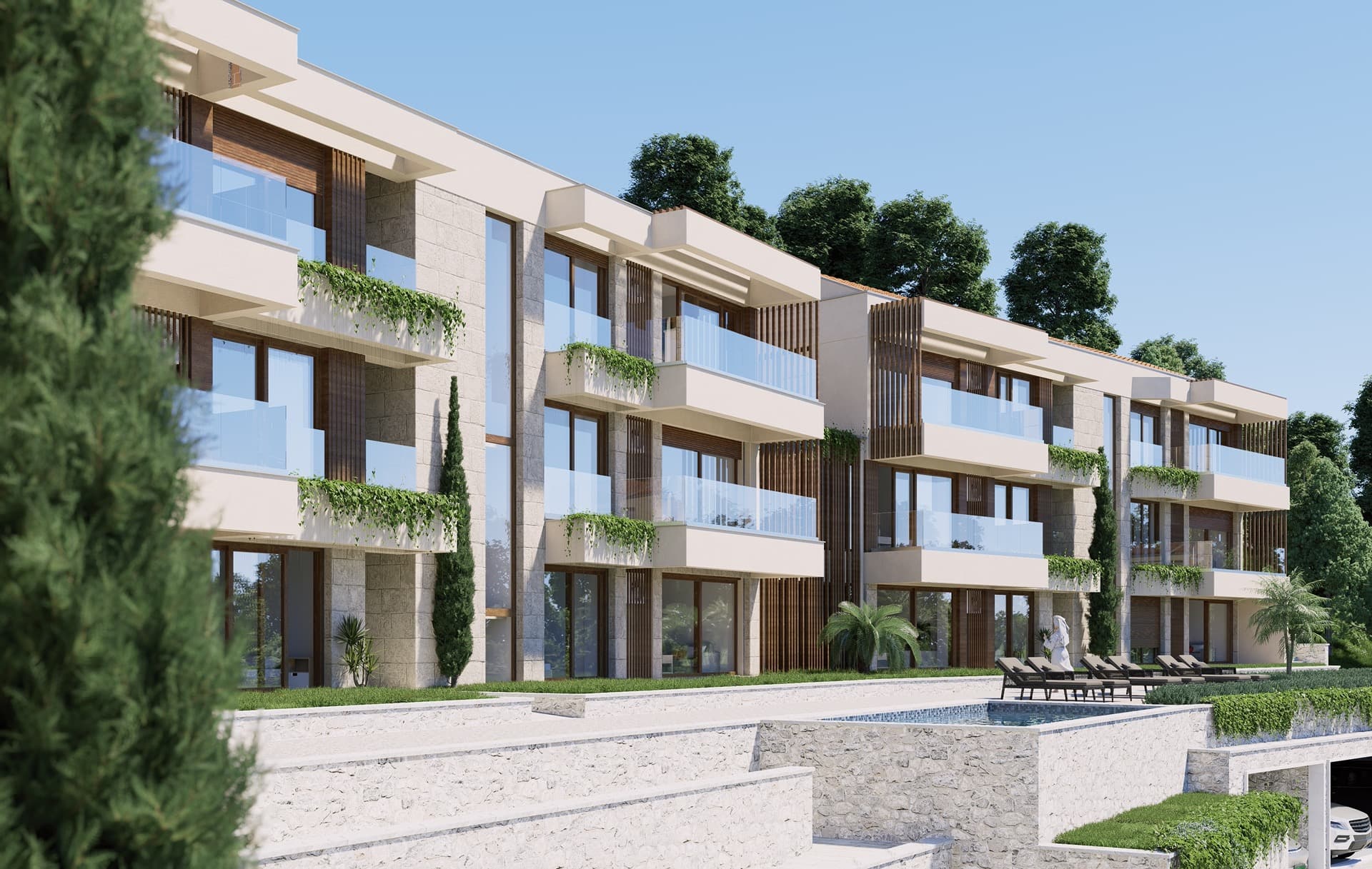 Wohnungen in Blizikuće Nr. 2512, Budva — Immobilienfoto 19