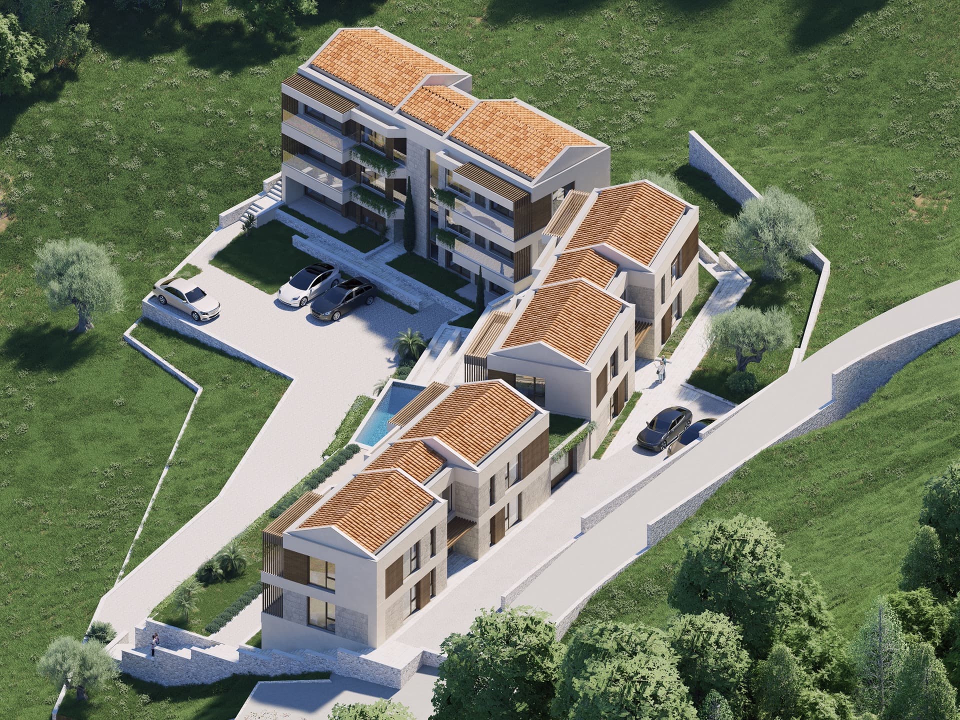 Wohnungen in Blizikuće Nr. 2512, Budva — Immobilienfoto 20
