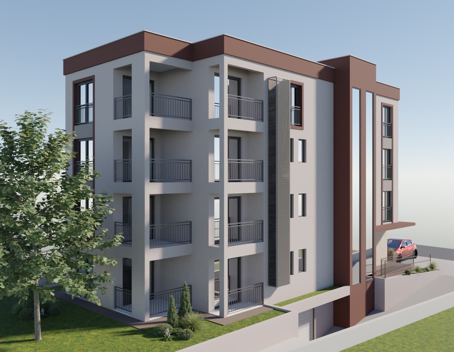Balkoni i fasada Kava Building