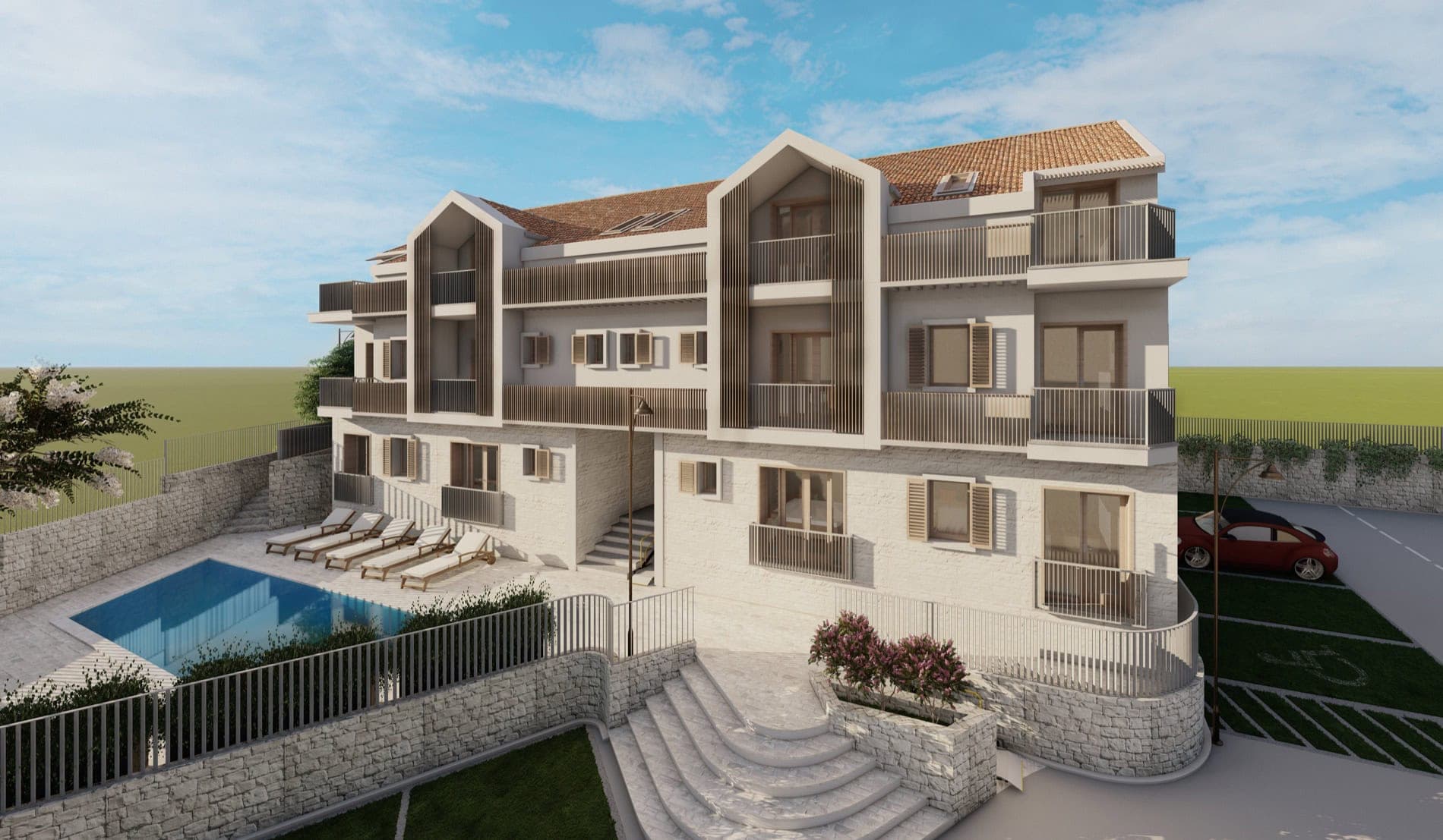 Wohnanlage in Risan Nr. 2392 — Kotor